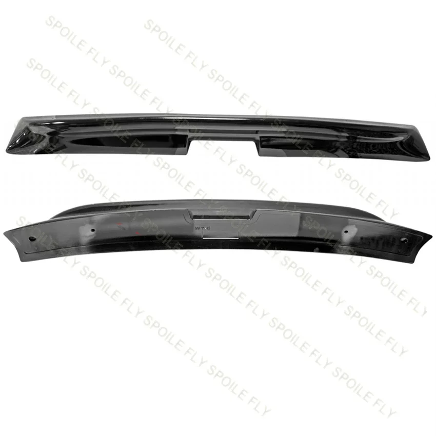 For VW Volkswagen Caddy MK2 2003 To 2015 Rear Trunk Spoiler Wing Lip High Quality ABS Gloss Black Carbon Look Body Kit Cover