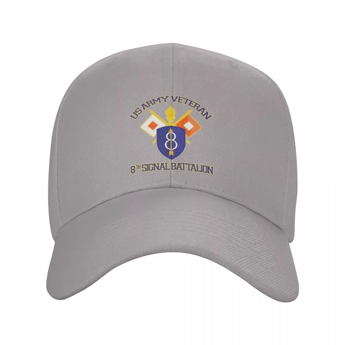 8th Infantry Division Signal Bn Cap baseball cap Military cap man custom Men's baseball Women's