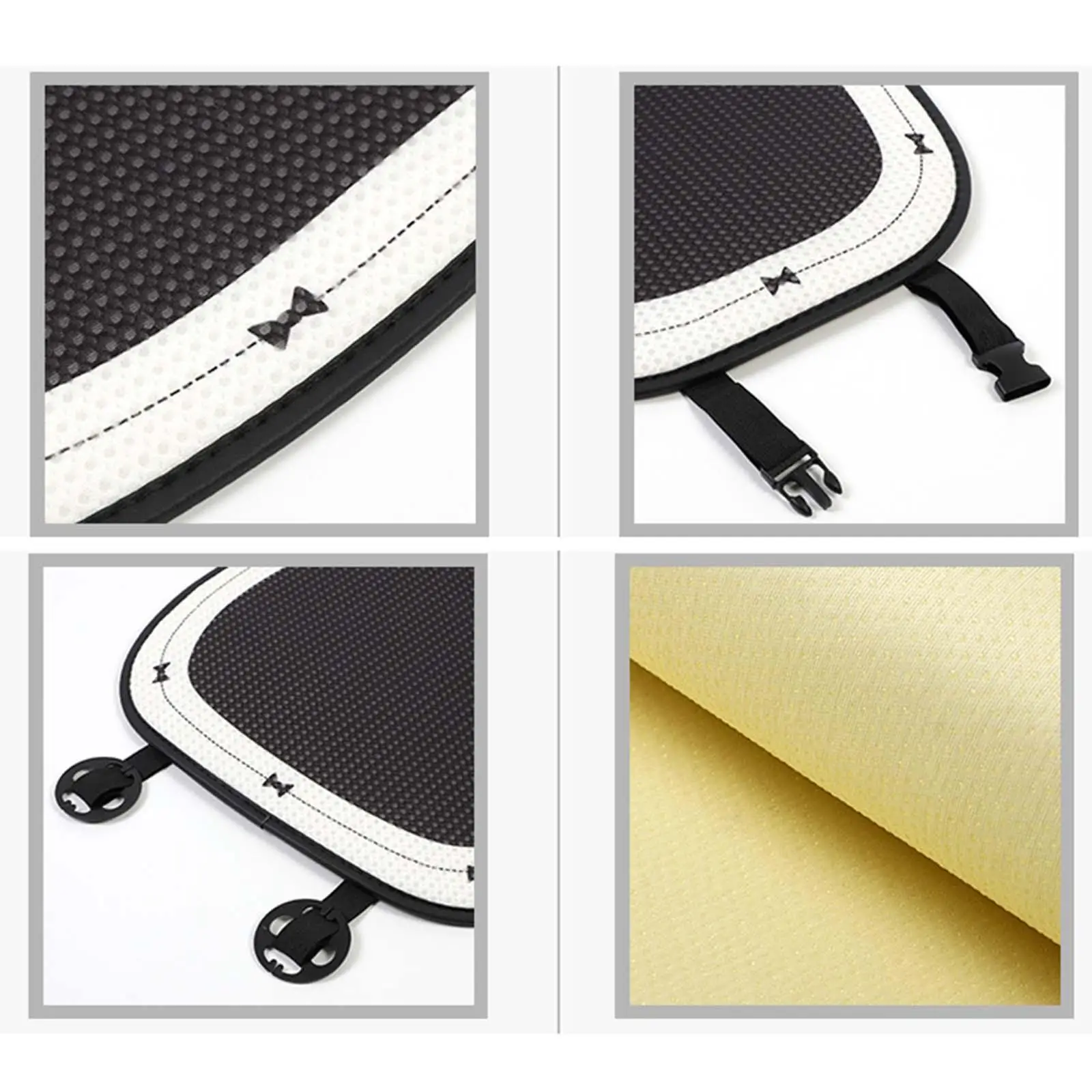 Ventilated Car Seat Cushion Breathable Cooling Textile Universal Bottom Driver Protector for Commute