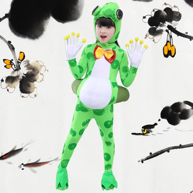 

Children's Frog Costume Frog Performance Costume Tadpole Looking for Mother