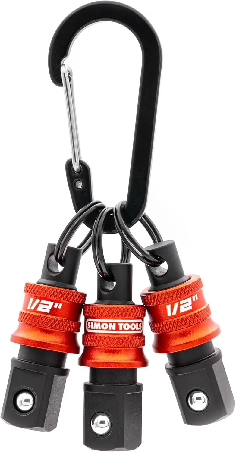 

Набор из 3 держателей для ключей с быстросъемным зажимом - идеально подходит для механиков и строителей