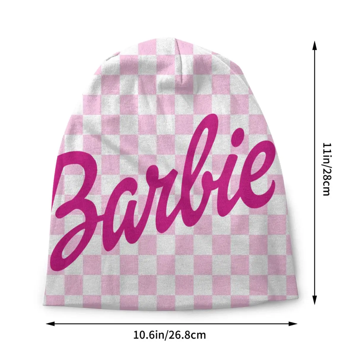 Custom Barbie Logo Bonnet Hats Street Knitting Hat For Women Men Winter Warm Skullies Beanies Caps