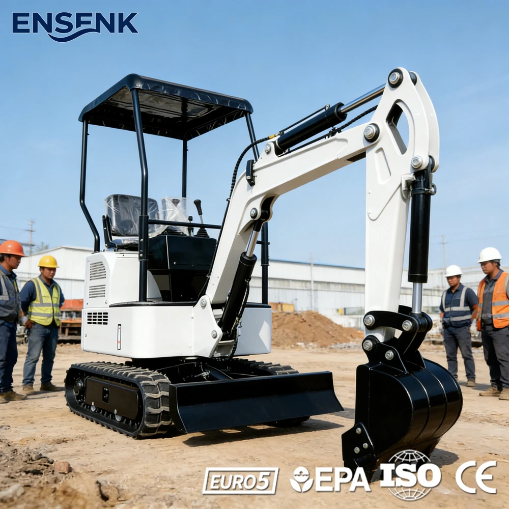 

Мини-экскаватор 1.5T с двигателем Kubota и траншеекопателем для строительных и сельскохозяйственных работ, с быстрой доставкой по Европе