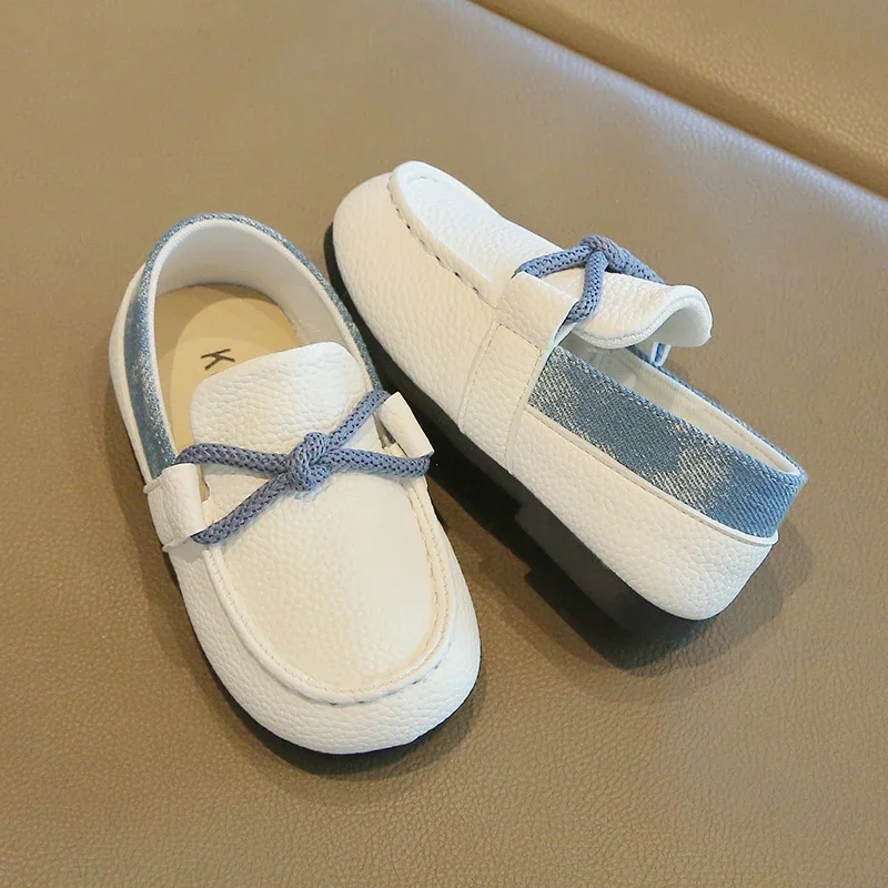 

Autumn Boys Girl's Loafers Slip-on Soft Kid's Flat Shoes Solid Colors Anti-slip Fashion Children Shoe Sneakers for Boys Kids