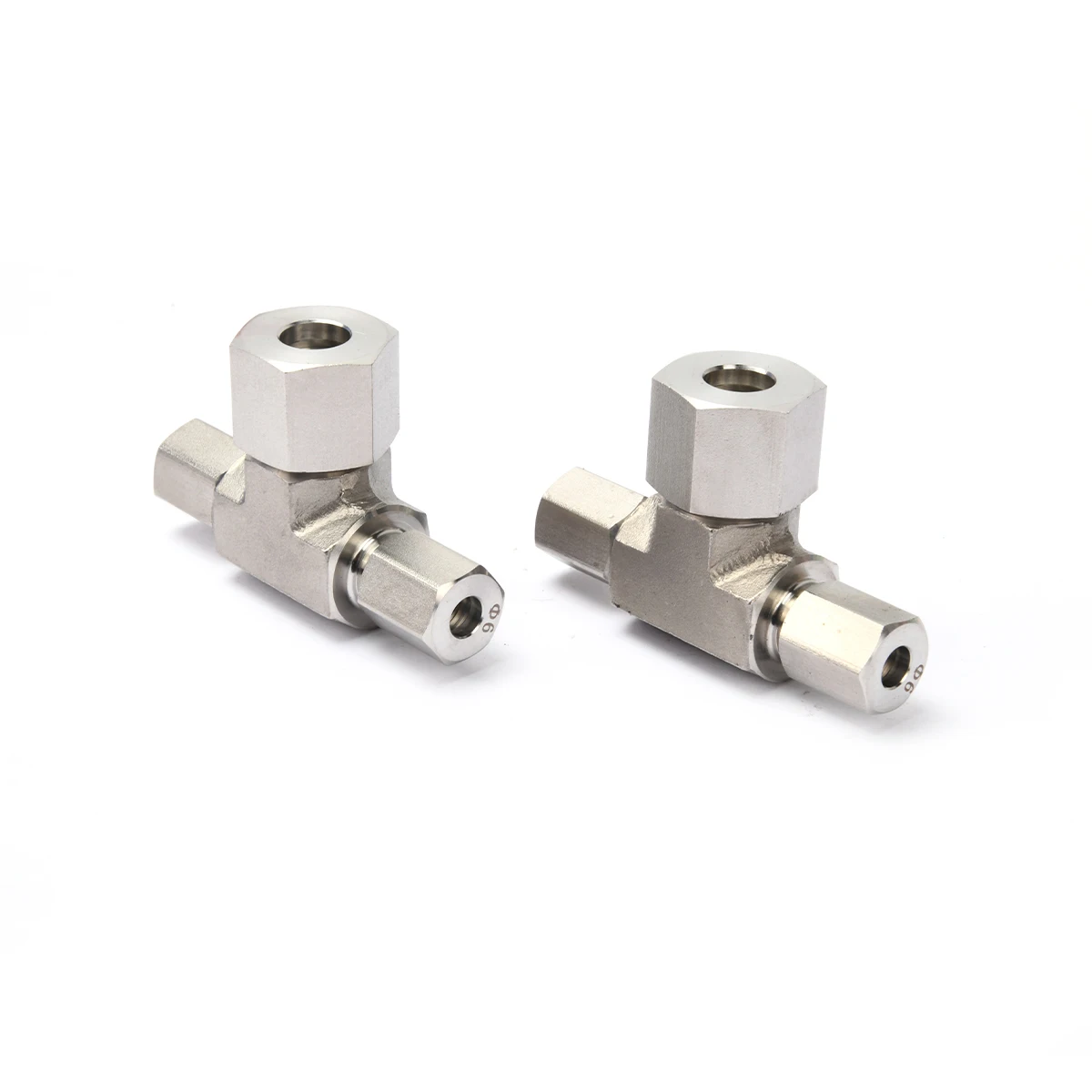 Conector de tubería en T de rama hembra con virola de acero inoxidable 304, unión en T G10 * G6 * G6