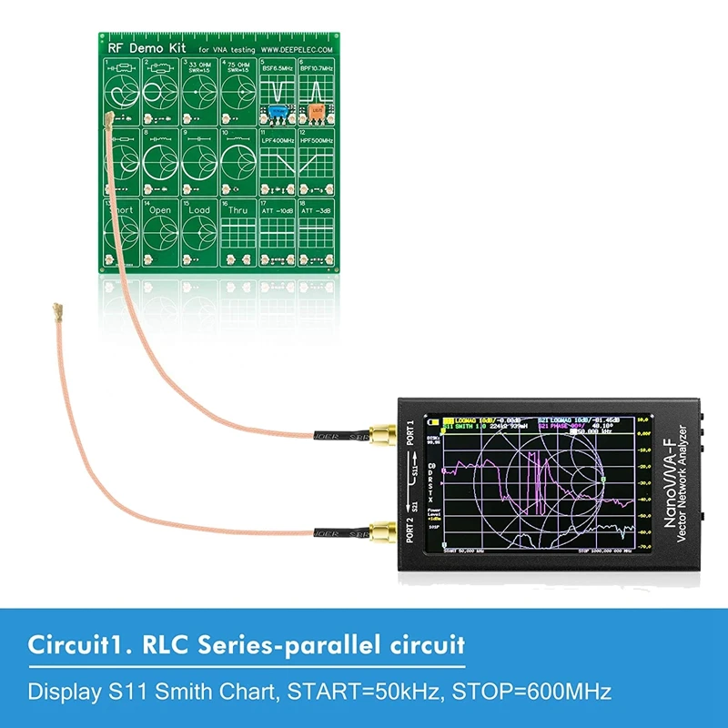 Nanovna-F Vector Network Analyzer Network Analyzer 10Khz-1.5Ghz HF VHF UHF Measures S Parameter