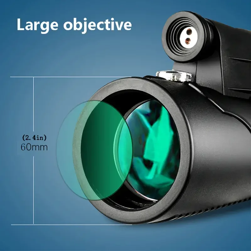 12X42 أحادي تلسكوب ليلة Spyglass عالية الطاقة المزدوج التركيز نطاق التكبير البصري طويلة المدى التكبير العالي