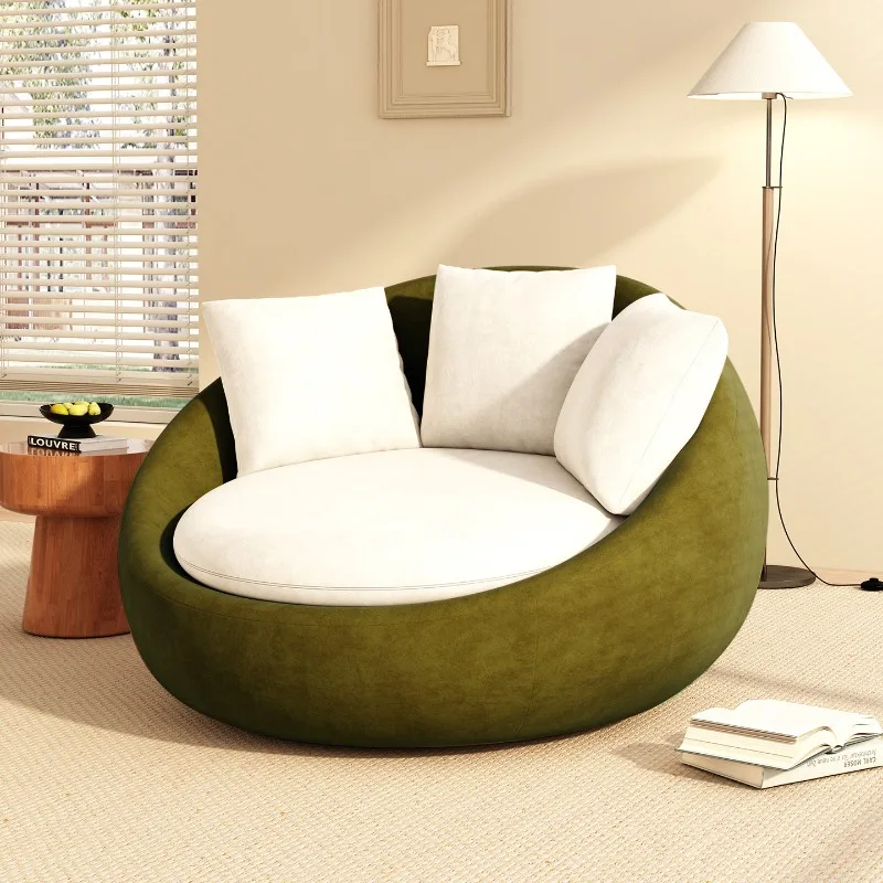 

Gaming Puffs Living Room Sofas Pouf Velvet Modern Children Living Room Sofas Individual Curved Tumbonas Playa Home Furniture