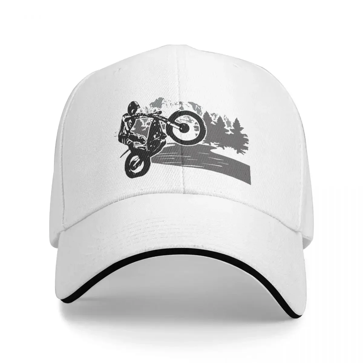 Motor Trial Dirt Bike Motocross Motor Sport Sunprotection Cap Sun Visor Hip Hop Caps Cowboy Hat Peaked Hats