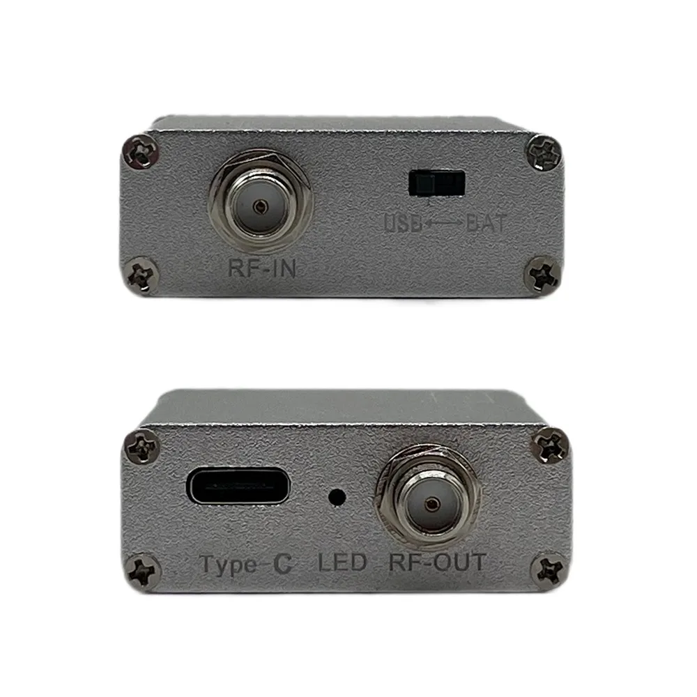 Imagem -05 - Amplificador de Baixo Ruído de Bateria Ht004a 0.1mhz6ghz 30db Alto Ganho Lna para Ondas Curtas Rádio fm Módulo Pré-amplificador de Potência rf