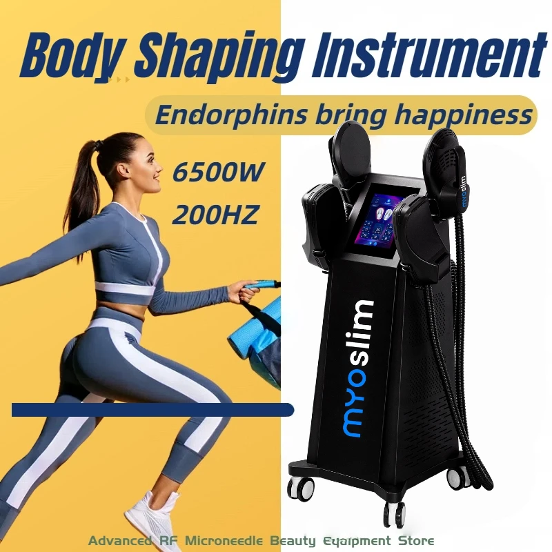 

Professional NEO 6500W RF Machine Hi EMT Body Sculpting Fat Burning Slimming EMS Body Muscle Sculpt Stimulation Equipment