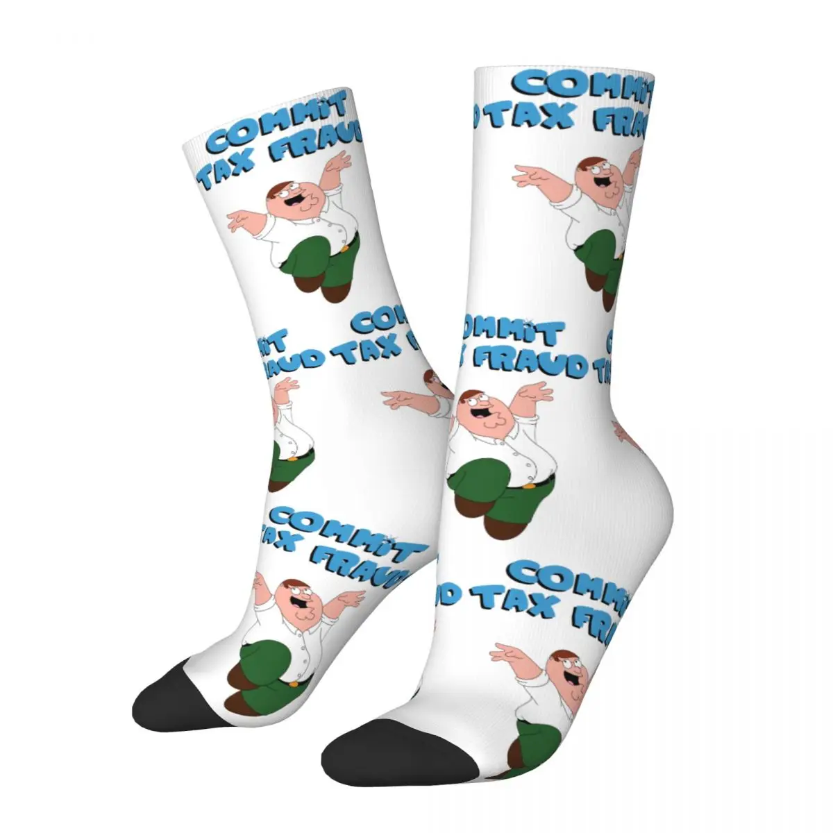 Family Guy Peter Unisex Winter Socks Windproof Happy Socks Street Style Crazy Sock