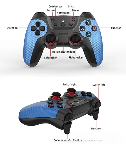 Imagen 2 del producto Consola de Videojuegos Retro X2 4K con Más de 40000 Juegos, Más de 30 Emuladores, Salida HD, 2 Controles Inalámbricos, Plug and Play, TV/Computadora