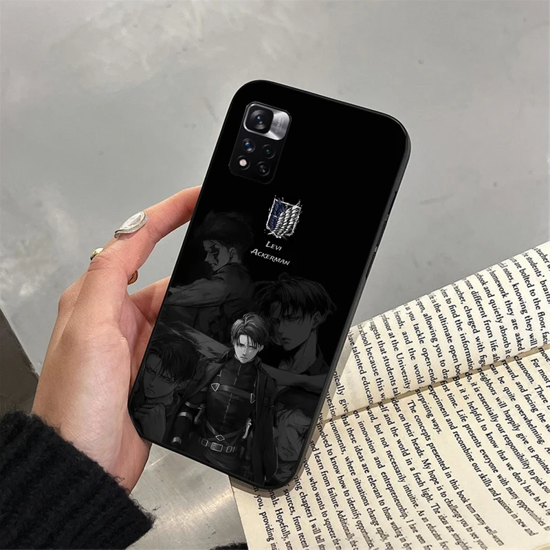 

Levi Ackerman Carcasa Funda Phone Case For Xiaomi Redmi note 14 Pro 14 13 12 11 10 Pro 14S 12S 11S Redmi 14C 13C 10