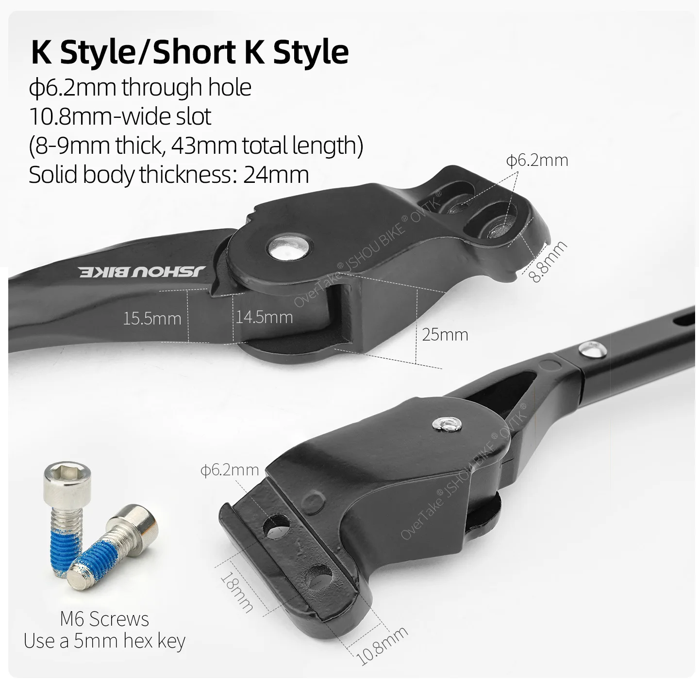 JSHOUBIKE 451-700C 18-29 Zoll Verstellbarer Fahrradständer aus Aluminiumlegierung für GIANT ATX XTC MARIN TREK Fahrradteile – Detail 7