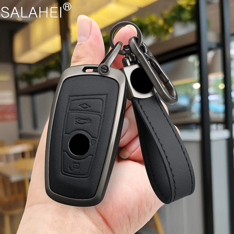 Car Remote Key Case Cover Shell Fob For BMW X3 X5 X6 F30 F34 F10 F20 G20 G30 G01 G02 G05 F15 F16 1 3 5 7 Series Auto Accessories