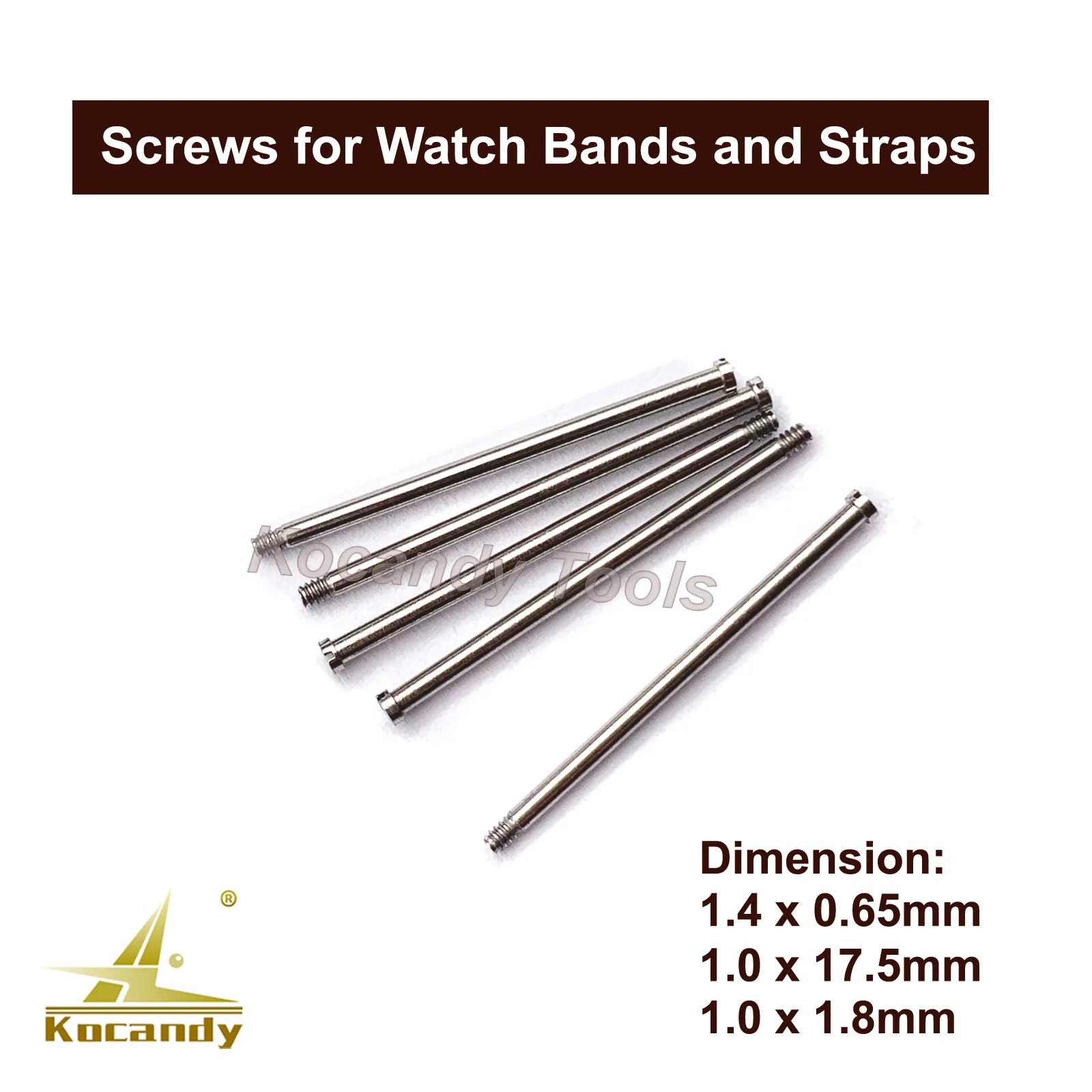 12 Sizes 60 pcs Screw Tube Rod for Metal Watch Band and Strap Stainless Steel  Repair Tools Watch Parts