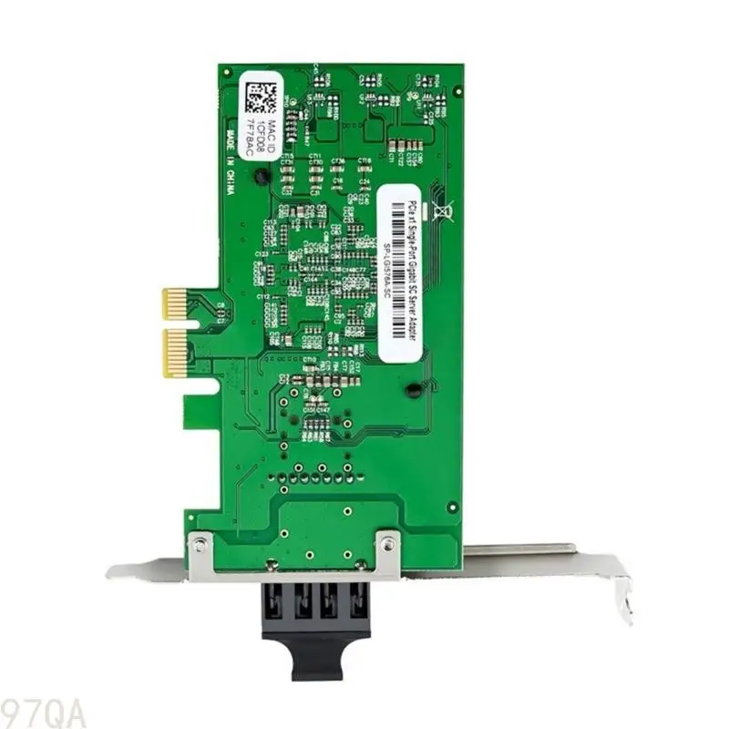 97QA Ethernet LAN การ์ดไฟเบอร์ PCIEXPRES