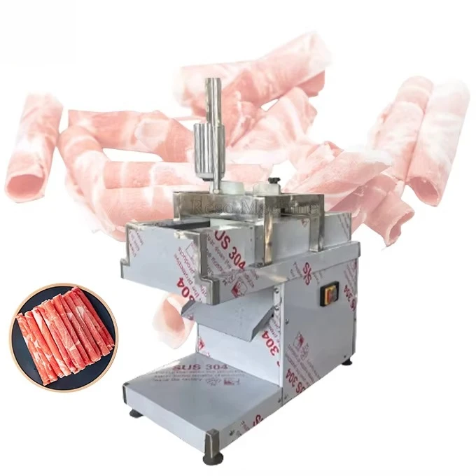 

Fully Automatic Heavy Duty Meat Beef Roll Slicer Tiny 13 Inch Frozen Lamb Cutting Machine Price