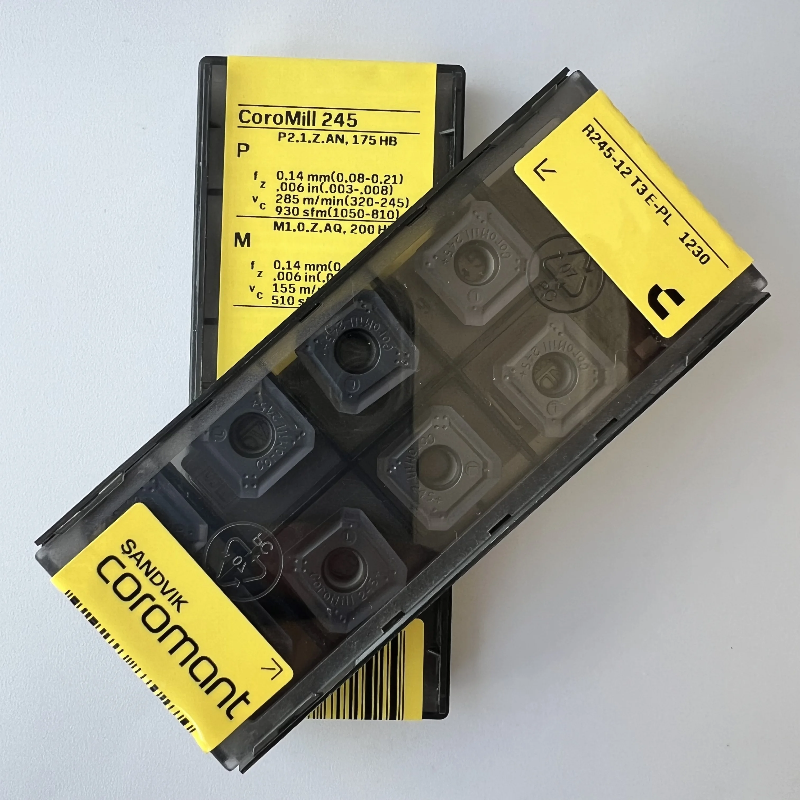 

R245-12T3E-PL 1230 / Original product CNC cemented carbide blade 10 Pcs