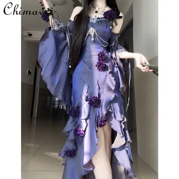 10 best sales Rotes Gothic-Kleid - №2