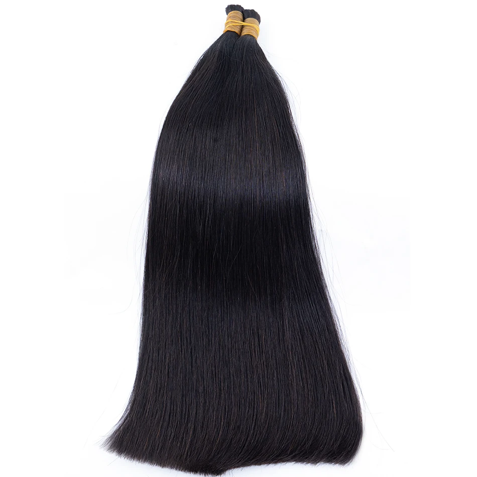 14A Grade Geen Inslag Dubbelgetrokken Vietnamees Haar 100% Echte Bundels Menselijk Haar Bulk Voor Vlechthaar Human Hair Extensions