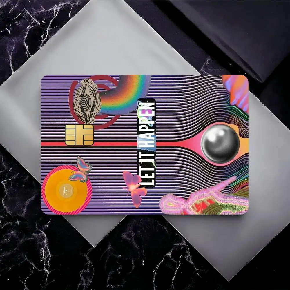 Band T-Tame Impala Credit Card Skin Stickers for Bank Card Bus Metro Card Sticker Waterproof Gift