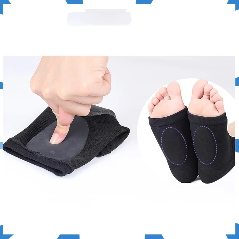 Socks Correction Arch Protection Foot Heel Skin Anti-wear Men's Women Relieve Pressure Anti-cracking Moisturizing