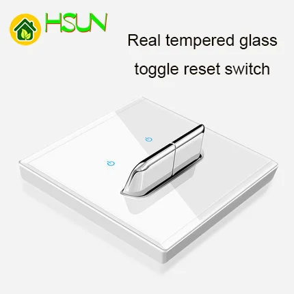 86 type White tempered glass reset toggle switch 1 2 3 4 gang 1 2 way retro hotel creative switch USB France Germany UK socket