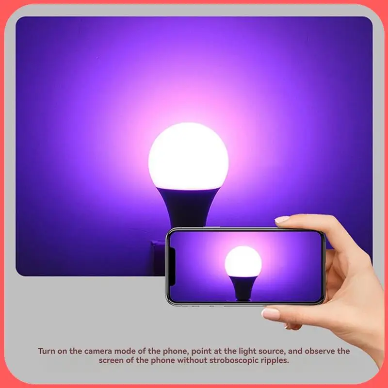 

AA89-Led Colorful Light Bulb E27 Screw Bulb Lamp Dimming Remote Control With Memory Atmosphere Bulb