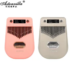 17 Keys Kalimba Finger Piano Electronic Smart Bluetooth Kalimba Portable Thumb Piano Speaker Thumb Keyboard Instrument