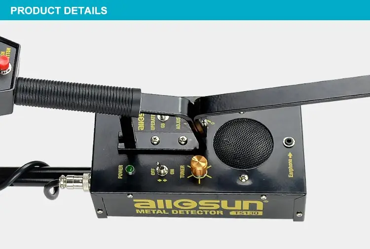 ALLOSUN كاشف المعادن تحت الأرض حفار الذهب، 11.5 بوصة مقاوم للماء البحث لفائف الكنز هنتر الذهب/العملة المعدنية