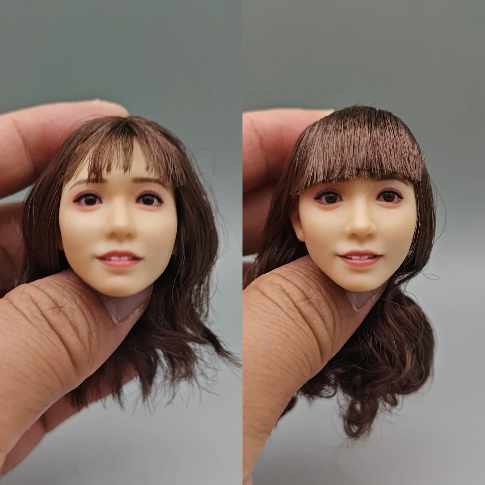 1/6 Scale Mini Japan Actress Head Sculpt Carving Model for 12'' Action Figures