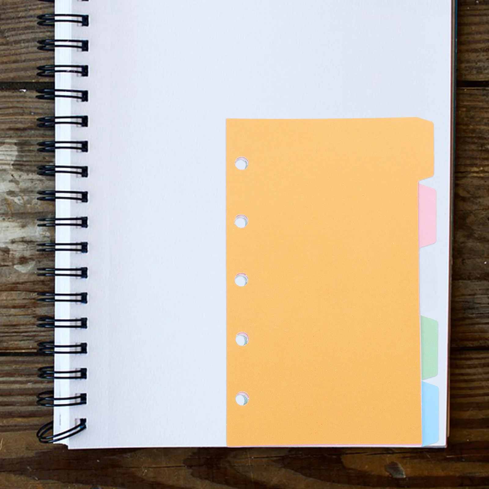 

2 Sets A8 Binder Dividers For Office School Notebook Index Dividers Detachable Tabs Classification Labels Files Reports Planners