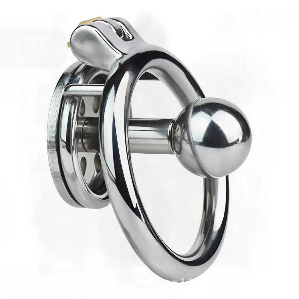 Frrk سيليكون القسطرة قفل سلبي جهاز العفة مع تدليك الصلب الكرة قابل للتعديل الفولاذ المقاوم للصدأ الذكور الامتناع عن ممارسة الجنس لعبة #2