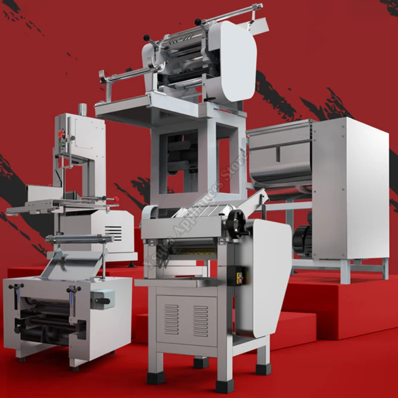 صانعة النودلز أوتوماتيكية متعددة الوظائف لقطع العجين المتكاملة الكهربائية الكبيرة ماكينة صنع المكرونة الطازجة #1