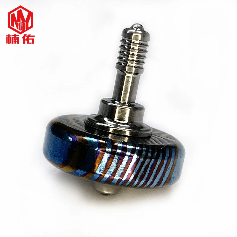 EDC Titanium Mascot Hand Twist Gyro EDC Finger Limit Toys Fingertip Spinning Top Play Decompression Toys