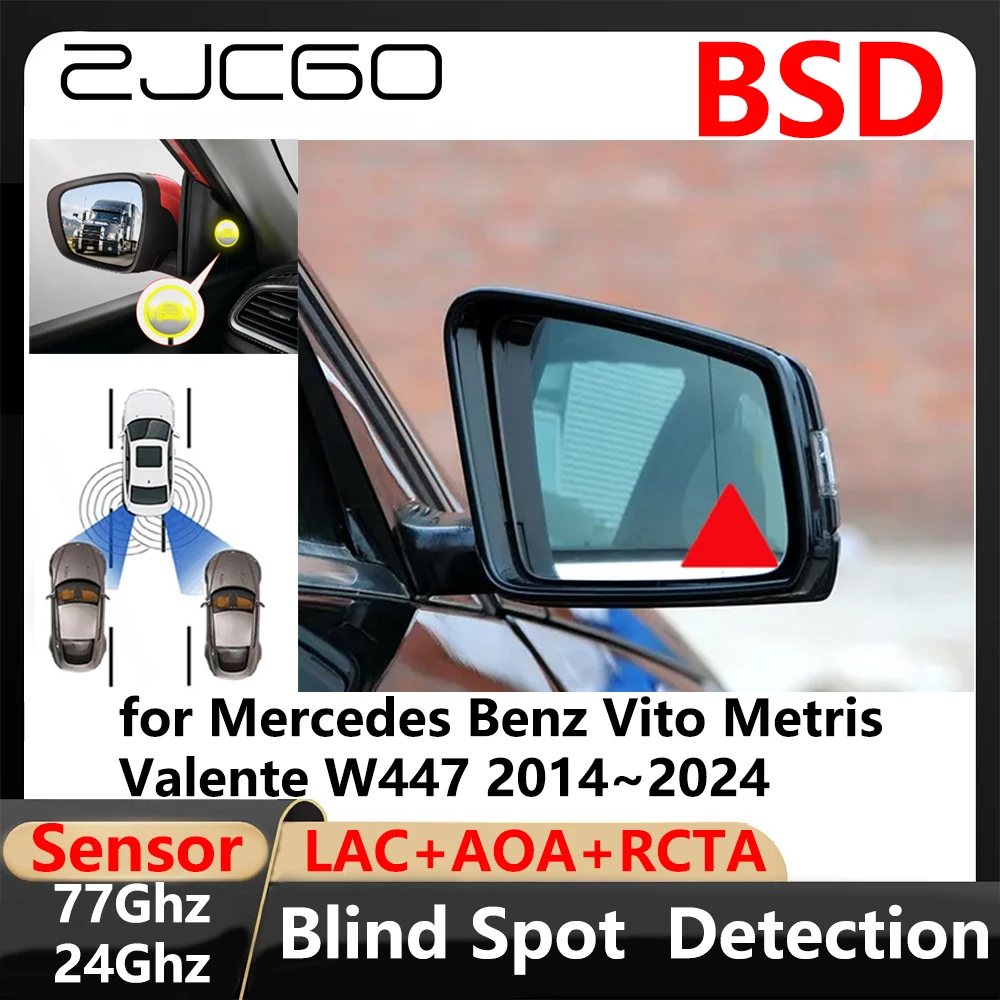 

BSD Blind Spot Detection Lane Change Assisted Parking Driving Warnin for Mercedes Benz Vito Metris Valente W447 2014~2024