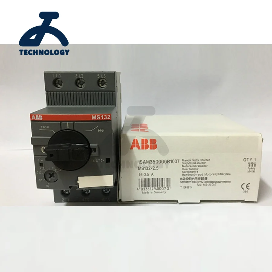 

Original New ABB motor protection switch MS132-1.6 MS132-2.5 MS132-4 MS132-6.3 MS132-10