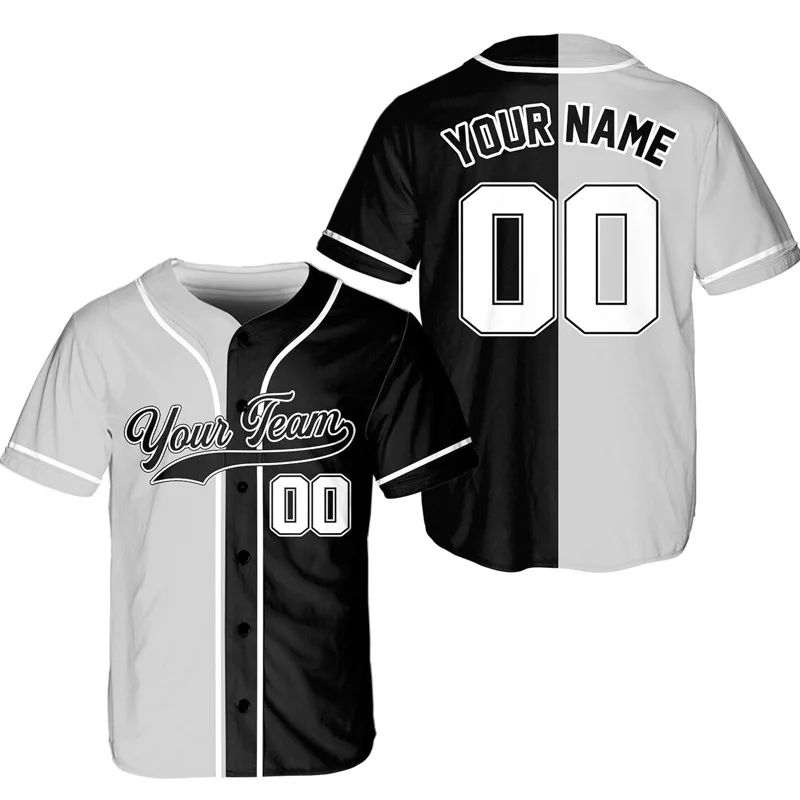 Professional Baseball And Softball Uniforms , Customizable  Baseball Jersey Custom Print Team, Baseball Jersey Mens Adult