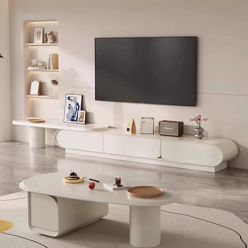 

Modern Room Tv Stand Solid Wood Nordic White Console Tv Stand Entertainment Unit Meuble Television Salon House Accessories