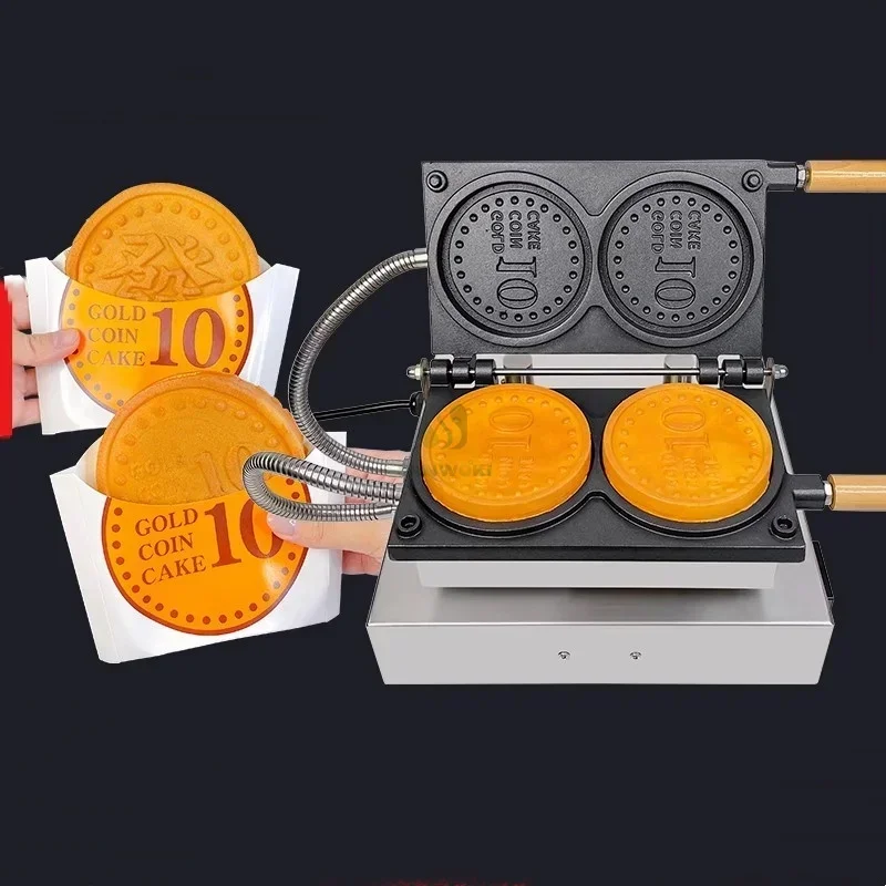 Горячая Распродажа, 1000 шт., бумажная золотая монета, вафельная упаковка, коробка для еды, контейнер для вафель, лодка для закусок, корзина для золотых монет, держатель для вафель, одноразовый