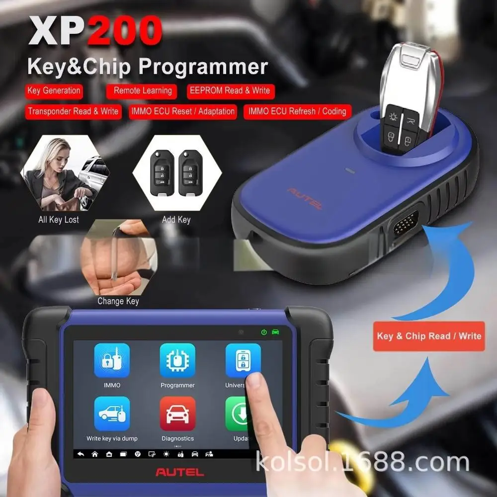 AUTEL MaxiIM IM508S Máquina de programación de llaves Analizador de motor Soluciones y software IoT