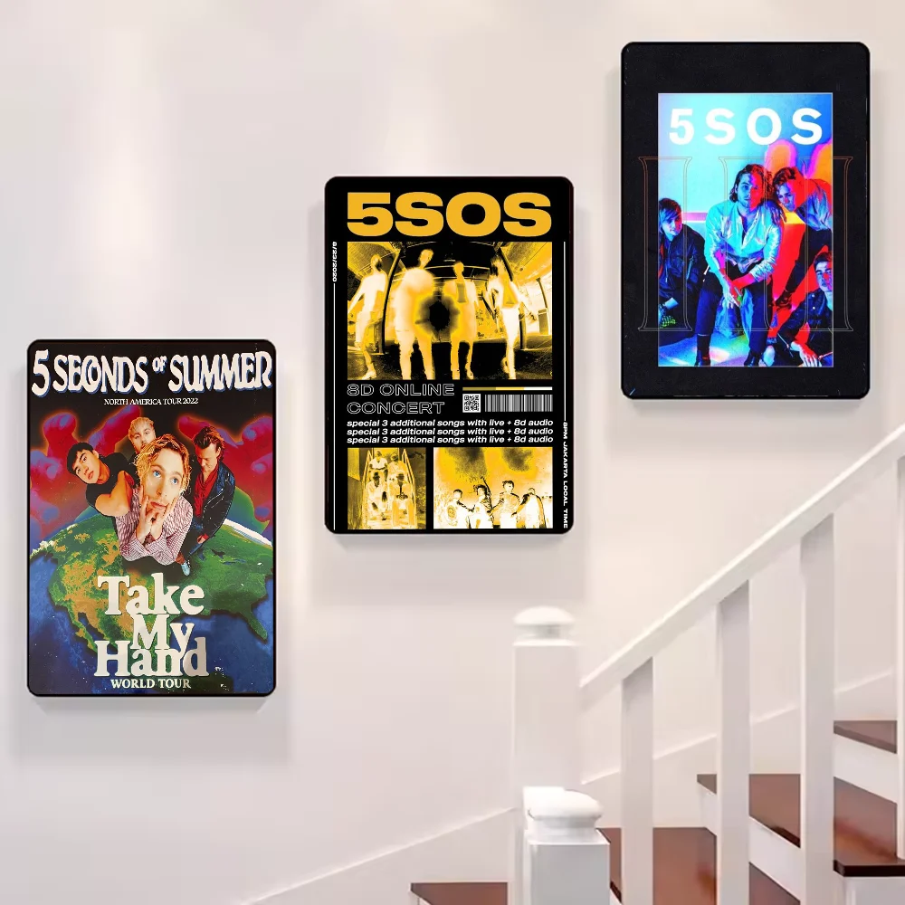 5 S-Seconds of S-Summer Poster HD art sticky wall waterproof home living room bedroom bar aesthetic decoration
