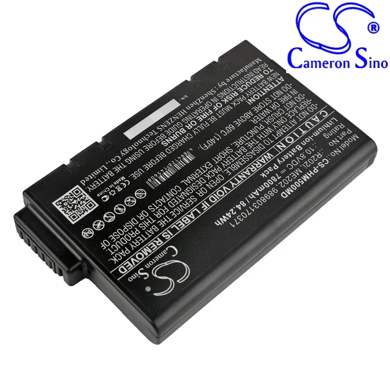 Cameron Sino 7800mAh Battery for Philips Efficia CM10 863301 CM12 863303 CM100 863300 CM120 863302 CM150 863304 60306 860310