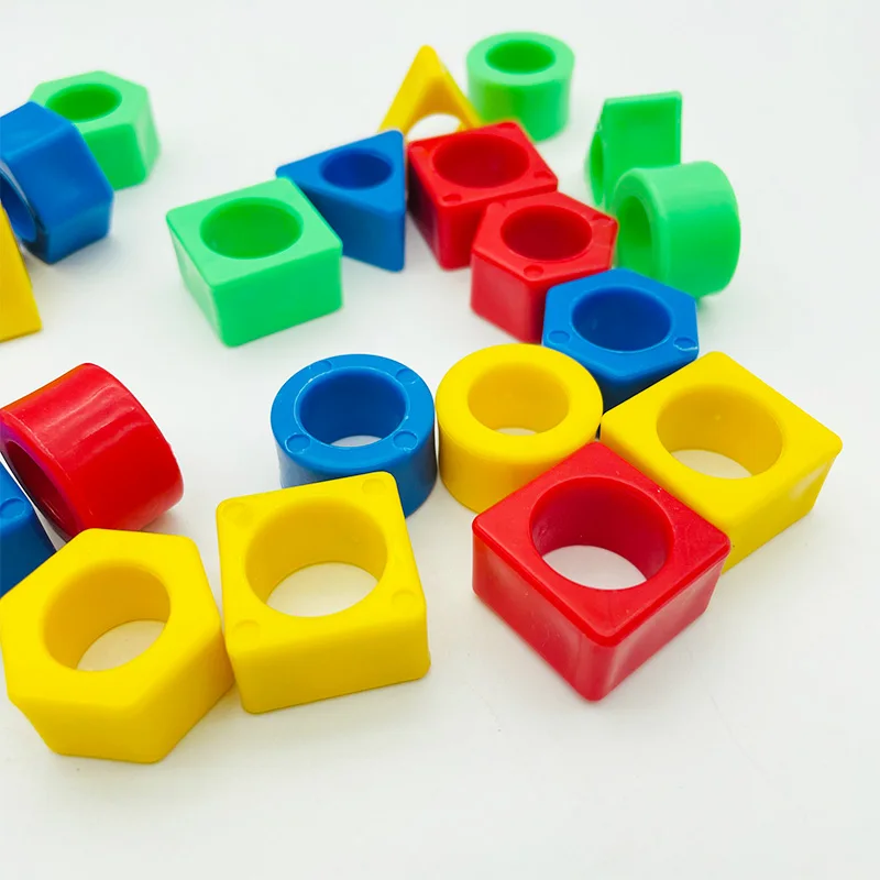 DIY Kinder geometrische Form Farbe passend 3D-Puzzle Baby Montessori lernen pädagogische interaktive Kampfspiel Spielzeug für Kinder