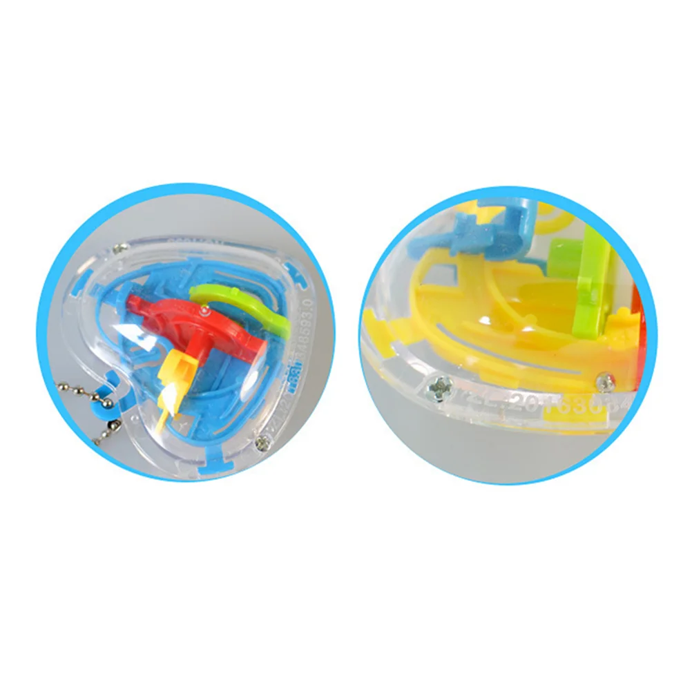 4 Pcs Jigsaw Puzzle Balls for Kids Three-dimensional Gircle Game Intelligent Toy Labyrinth Board Fidget Marble Cube