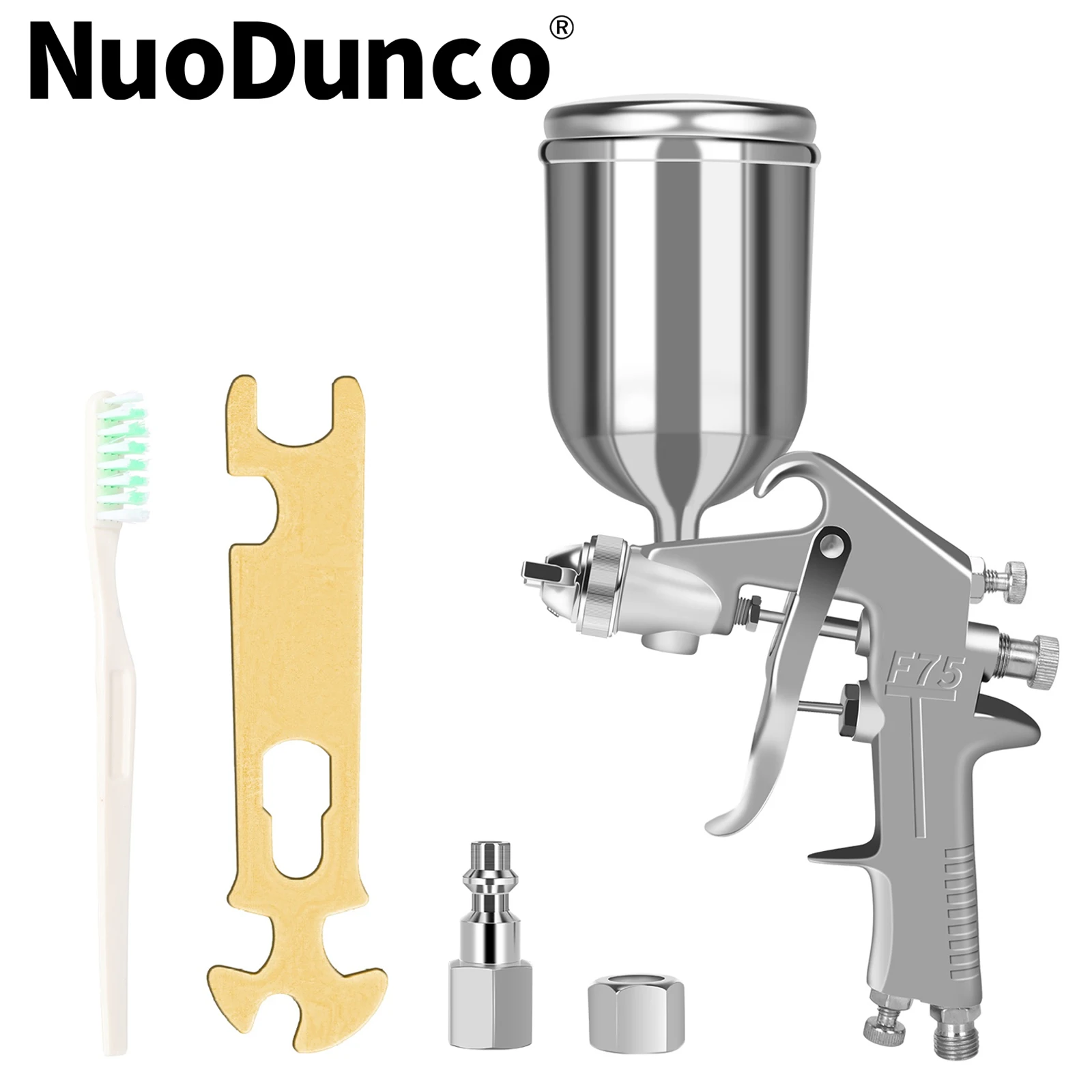 

Пистолет-распылитель F-75, сопло 1,5 мм с чашкой 400 мл, регулируемый цветной пистолет-распылитель для автомобильной покраски автомобильной мебели
