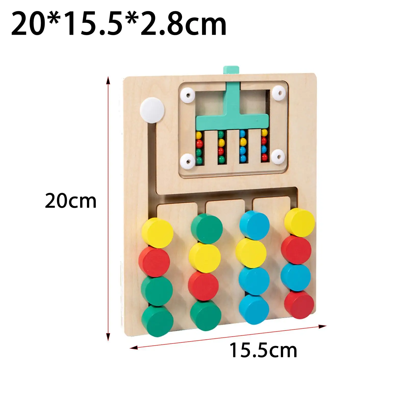 Cor correspondente slide puzzle brinquedo brinquedos de madeira atividades de habilidade motora fina cedo jogo lógico educacional para presente meninos e meninas