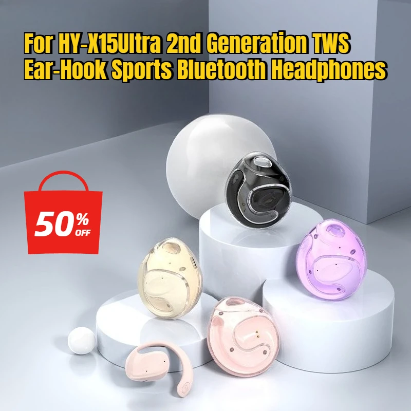 

For HY-X15Ultra 2nd Generation TWS Ear-Hook Sports Bluetooth Headphones